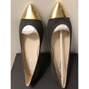 Dune London Textured Flats